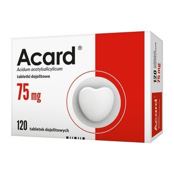 Acard 75mg, 120 tabletek