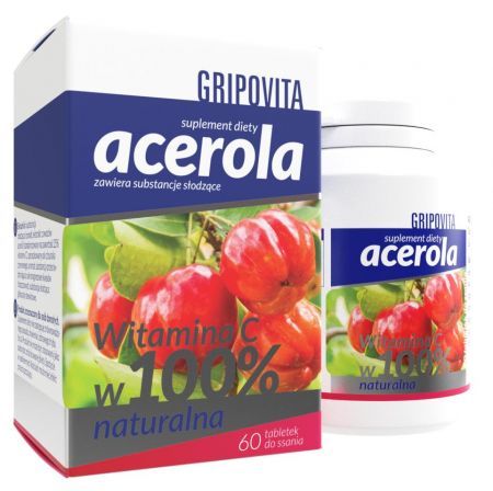 Acerola Gripovita 60 tabletek