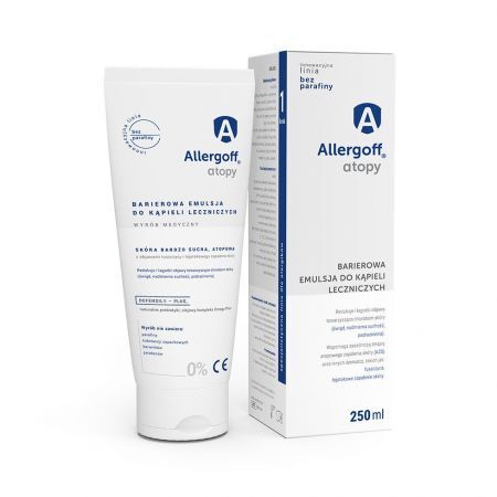 Allergoff Atopy - Barierowa emulsja do kąpieli leczniczych 250ml