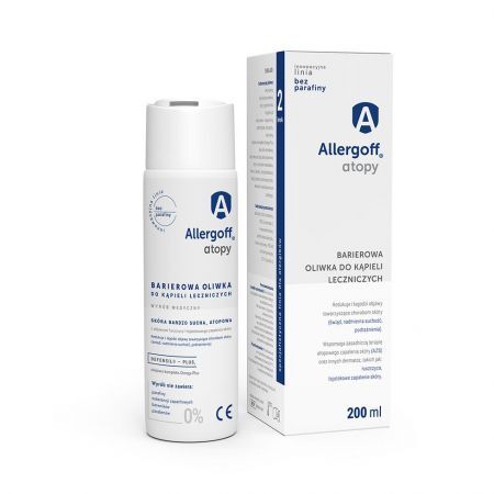 Allergoff Atopy - Barierowa oliwka do kąpieli leczniczych, 200ml