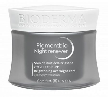 Bioderma Pigmentbio Night Renewer, rozjaśniający krem do twarzy, na noc, 50ml