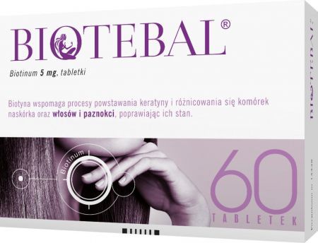 Biotebal 5 mg, 60 tabletek (blistry)