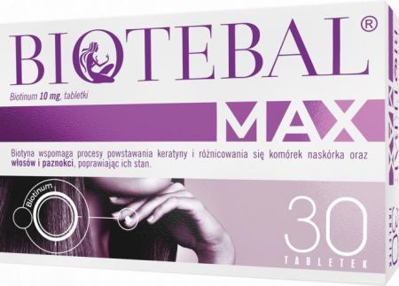 Biotebal Max 0,01g, 30 tabletek