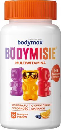Bodymax Bodymisie owocowe, 60 sztuk KRÓTKA DATA do 2022-03-04