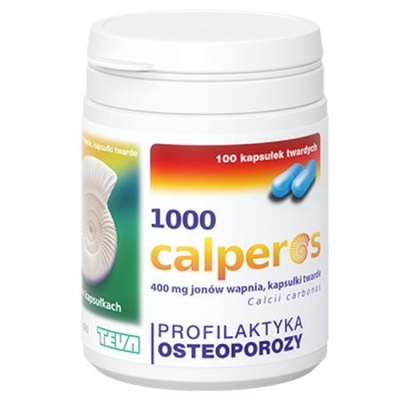 Calperos 1000, 400 mg, 100 kapsułek twardych