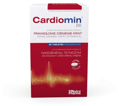 Cardiomin B6, 60 tabletek powlekanych