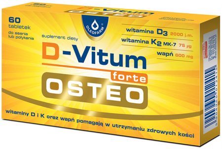 D-Vitum Forte Osteo, 60 tabletek