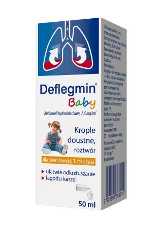 Deflegmin Baby 7,5 mg/ ml, krople doustne, 50ml