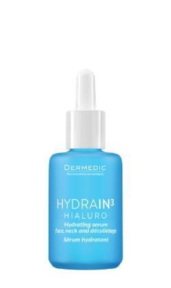DERMEDIC HYDRAIN 3, Serum nawadniające twarz, szyję i dekolt, 30ml