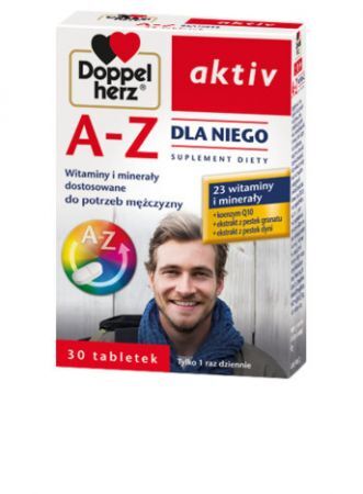 Doppelherz Aktiv, A-Z Dla Niego, 30 tabletek