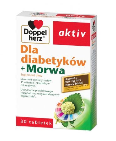 Doppelherz aktiv Dla diabet+ Morwa 30tabl.