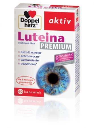 Doppelherz Aktiv, Luteina Premium, 60 kapsułek