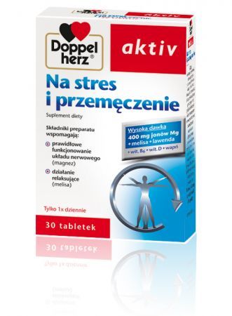 Doppelherz aktiv Na stres i przemęczenie, 30 tabletek