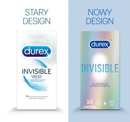 Durex Invisible Supercienkie 10 sztuk