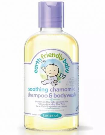Earth Friendly Baby, szampon i płyn do mycia ciała, organiczny rumianek, 250 ml