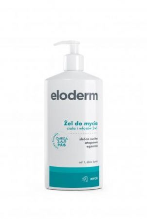 Eloderm Żel do mycia ciała i włosów 2 w 1, 400 ml