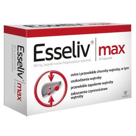 Esseliv Max 450 mg, 30 kapsułek twardych
