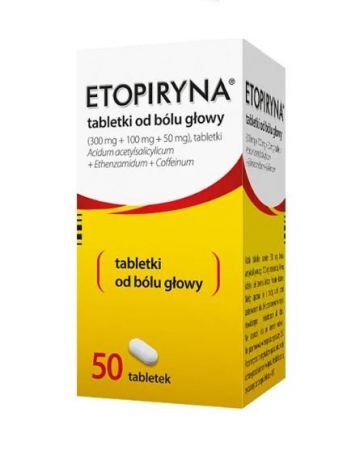Etopiryna (300mg + 50mg + 100mg) x 50 tabletek