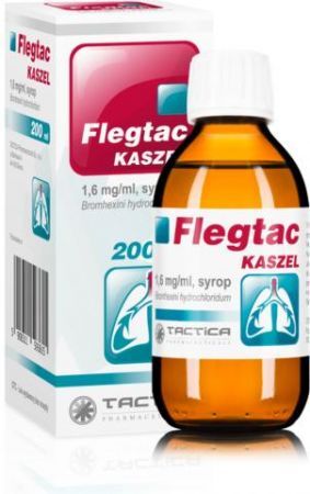 Flegtac Kaszel 1,6mg/ml, syrop, 200ml (KRÓTKA DATA do 2022-06-30)