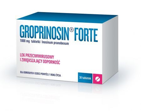 Groprinosin Forte 1000 mg, 30 tabletek