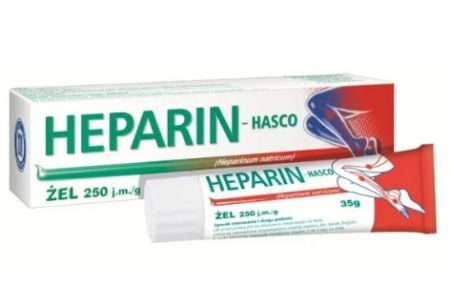HEPARIN-HASCO, 250 j.m./g, żel, 35g