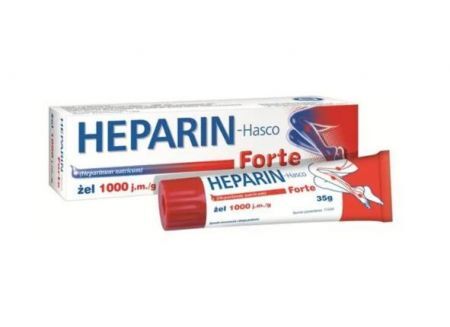 Heparin-Hasco Forte 1000 j.m./g, żel, 35g