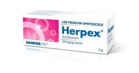 Herpex 50 mg/ g, krem, 2 g