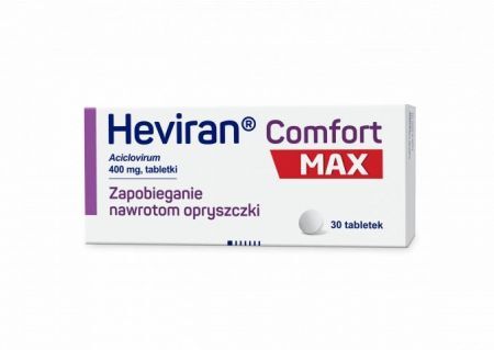 Heviran Comfort Max 400 mg x 30 tabletek