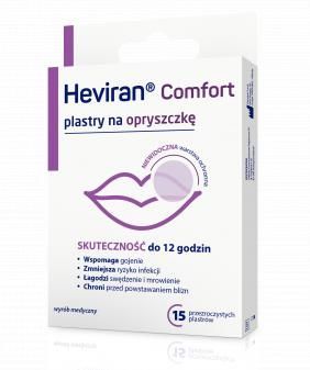 Heviran Comfort plasterki na opryszczkę 15 sztuk