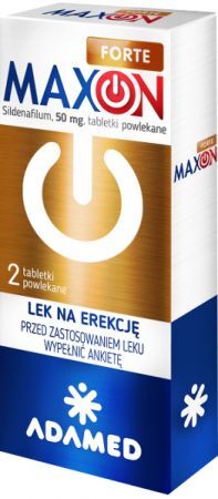 Maxon Forte 50 mg, 4 tabletki powlekane