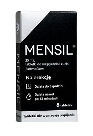 Mensil 25 mg, 8 tabletek do żucia