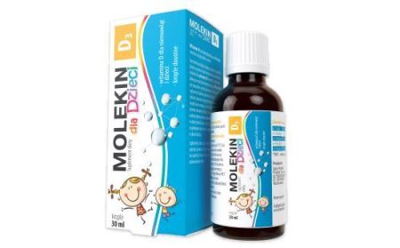 Molekin D3 dla dzieci w kroplach, 30 ml