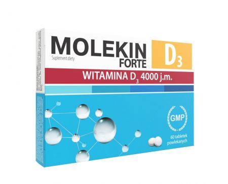 Molekin D3 Forte tabl. 0,1 mg,  60 tabletek