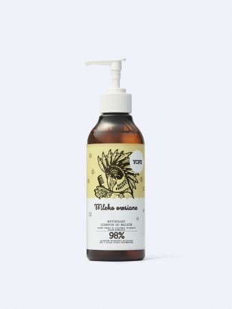 Naturalny szampon do włosów normalnych Mleko owsiane,  300ml