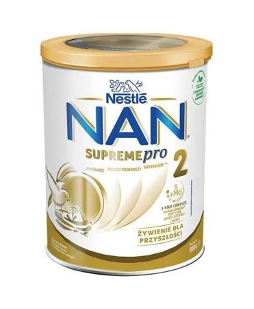 Nestle NAN Supreme Pro 2 HM-O, mleko następne dla niemowląt powyżej 6 miesiąca, 800g