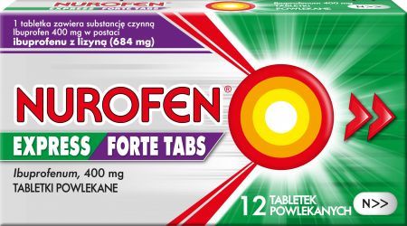 Nurofen Express Forte, 400 mg, 12 tabletek