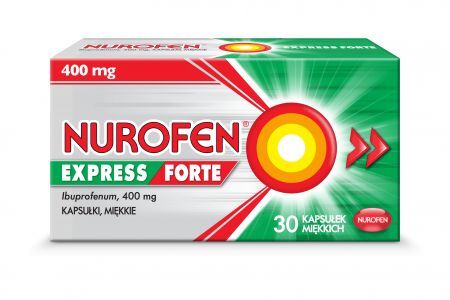Nurofen Express Forte 400 mg, 30 kapsułek miękkich
