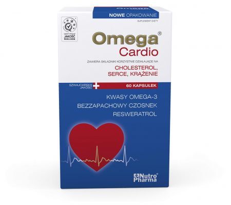 Omega Cardio, 60 kapsułek (KRÓTKA DATA do 2022-08-31)