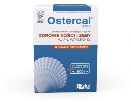Ostercal 1250 D, 90 tabletek