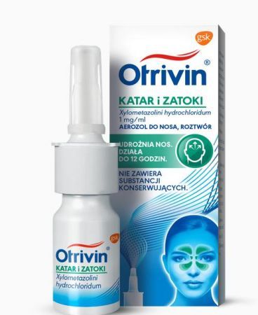 Otrivin Katar i zatoki 1 mg/ 1 ml, aerozol do nosa, 10 ml