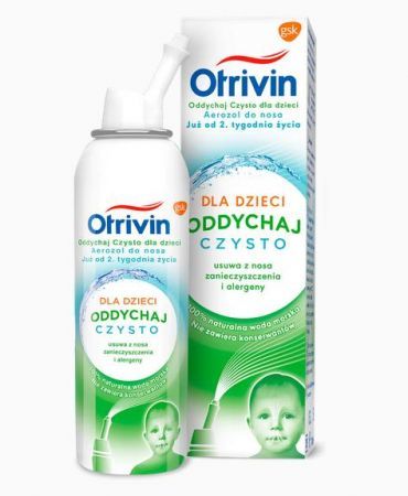 Otrivin Oddychaj Czysto, aerozol do nosa, dla dzieci od 2 tygodnia, 100 ml