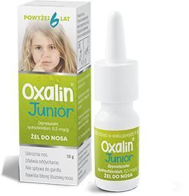 Oxalin Junior żel do nosa 0,5 mg/g, 10 g