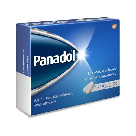 Panadol 500 mg, 12 tabletek