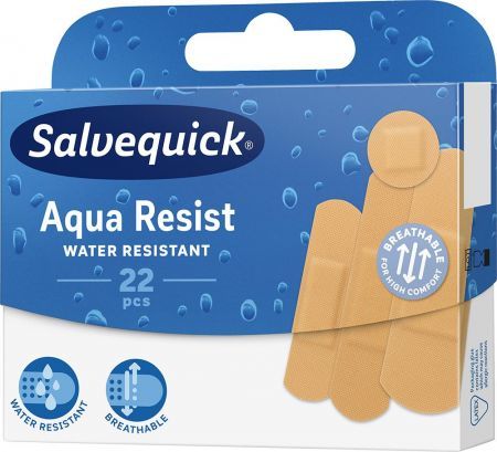 Plast.SALVEQUICK Aqua Resist, 22 sztuki