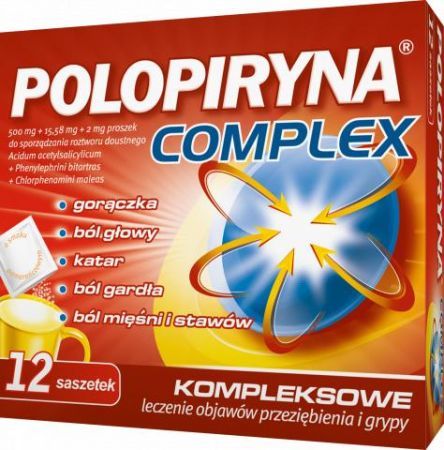 Polopiryna Complex prosz.do sp.rozt.12 saszetek