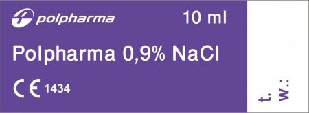 Polpharma 0,9% NaCl 10 ml, 100 amp.
