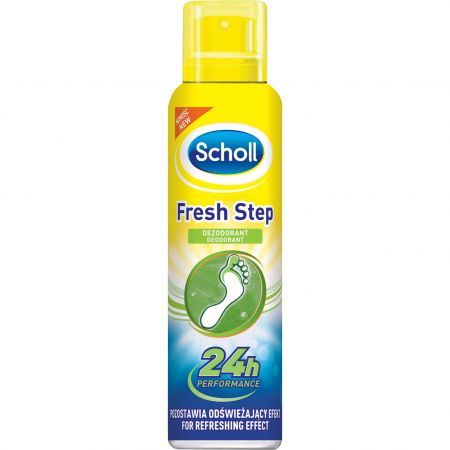 Scholl Fresh Step, dezodorant do stóp odświeżający, 150 ml