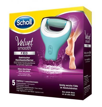 Scholl Velvet Smooth™ Elektryczny Pilnik do stóp "Wet&Dry" (z ładowarką)