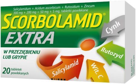 Scorbolamid Extra 20 tabletek pow.