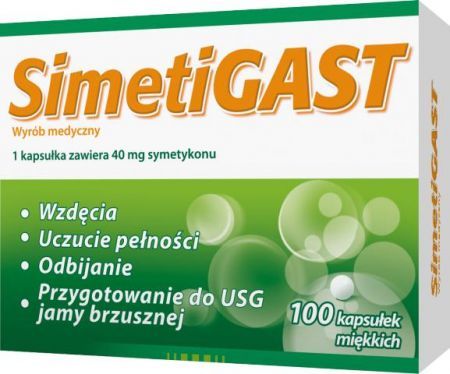 Simetigast 40 mg, 100 kapsułek